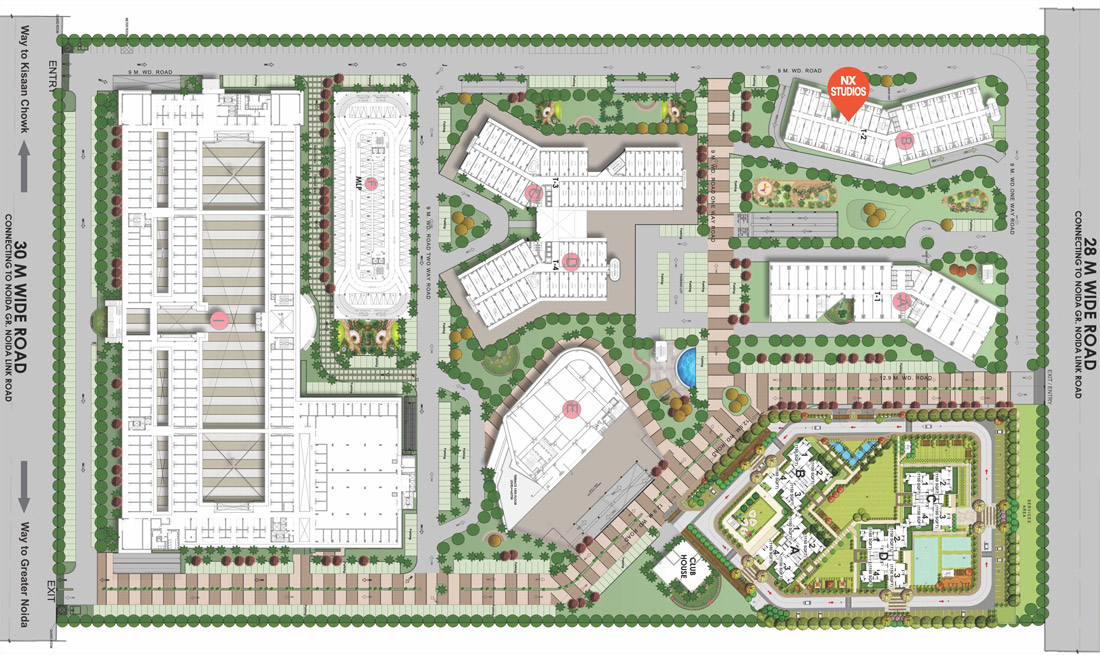 

NX One Studios Site Plan